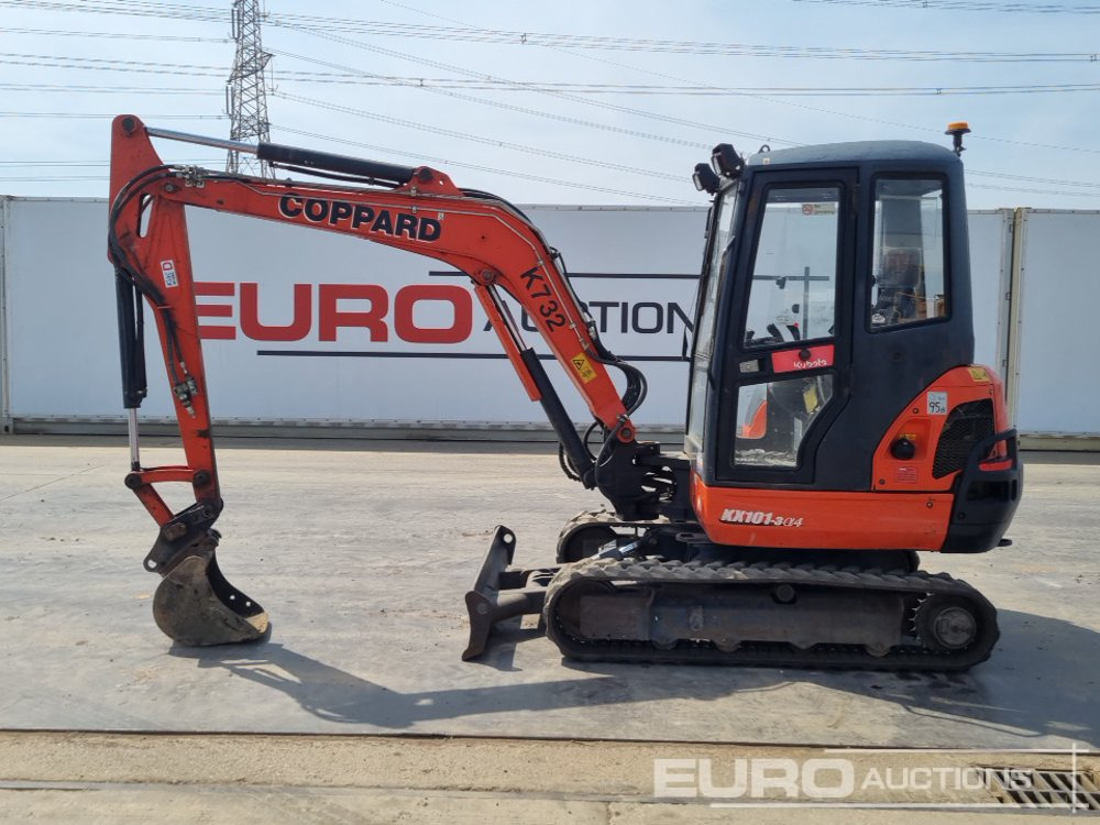 2018 Kubota KX101-3A 4HI - Mini pelle: photos 2 2018 Kubota KX101-3A 4HI - Mini pelle: photos 2
