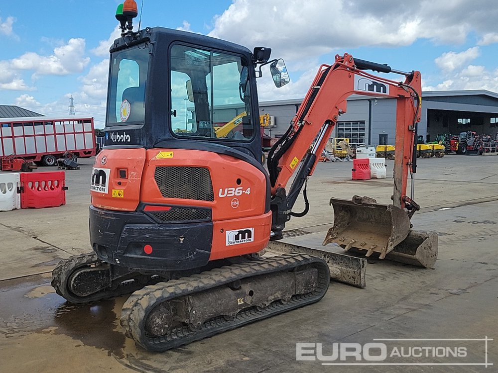 2018 Kubota U36-4 - Mini pelle: photos 5 2018 Kubota U36-4 - Mini pelle: photos 5
