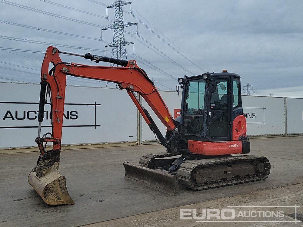 2018 Kubota U55-4 - Mini pelle: photos 1 2018 Kubota U55-4 - Mini pelle: photos 1
