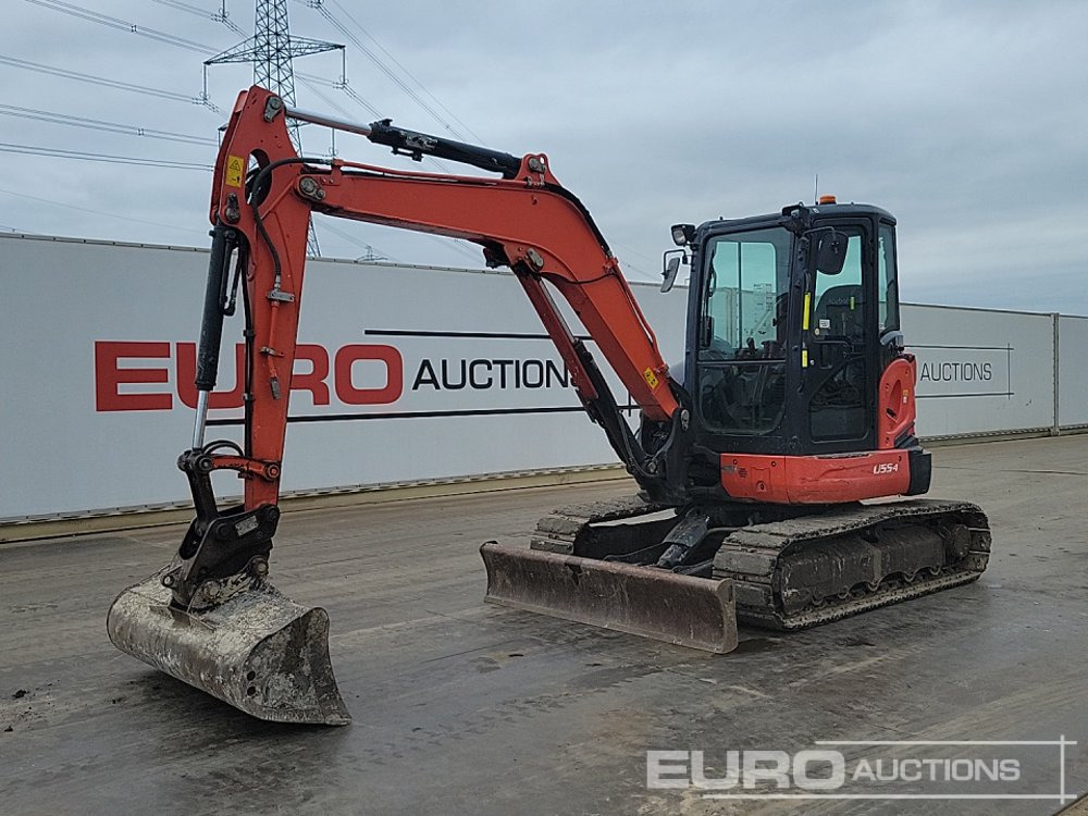 2018 Kubota U55-4 - Mini pelle: photos 1 2018 Kubota U55-4 - Mini pelle: photos 1