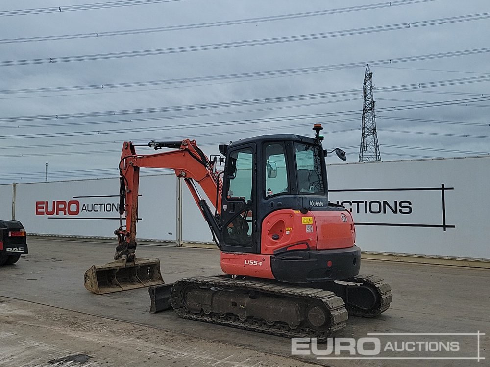 2018 Kubota U55-4 - Mini pelle: photos 3 2018 Kubota U55-4 - Mini pelle: photos 3