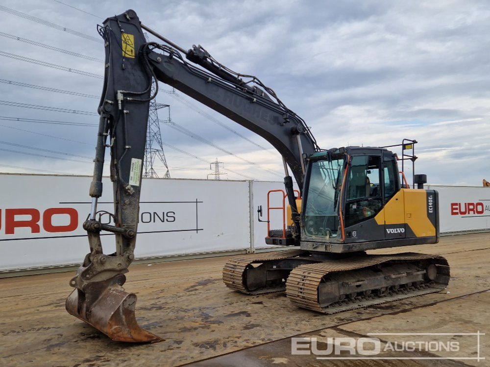 2018 Volvo EC140EL - Pelle sur chenille: photos 1 2018 Volvo EC140EL - Pelle sur chenille: photos 1