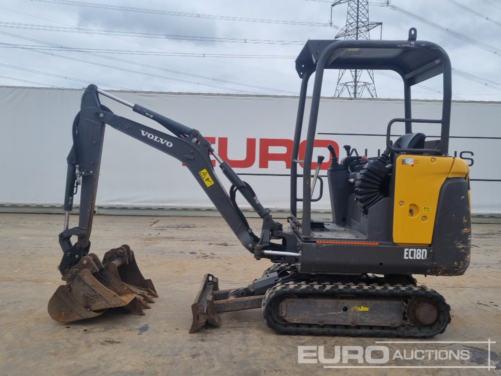 2018 Volvo EC18D - Mini pelle: photos 2 2018 Volvo EC18D - Mini pelle: photos 2