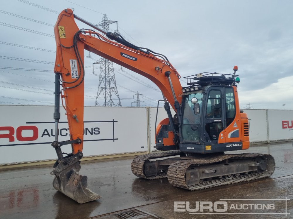 2019 Doosan DX140LCR-5 - Pelle sur chenille: photos 1 2019 Doosan DX140LCR-5 - Pelle sur chenille: photos 1