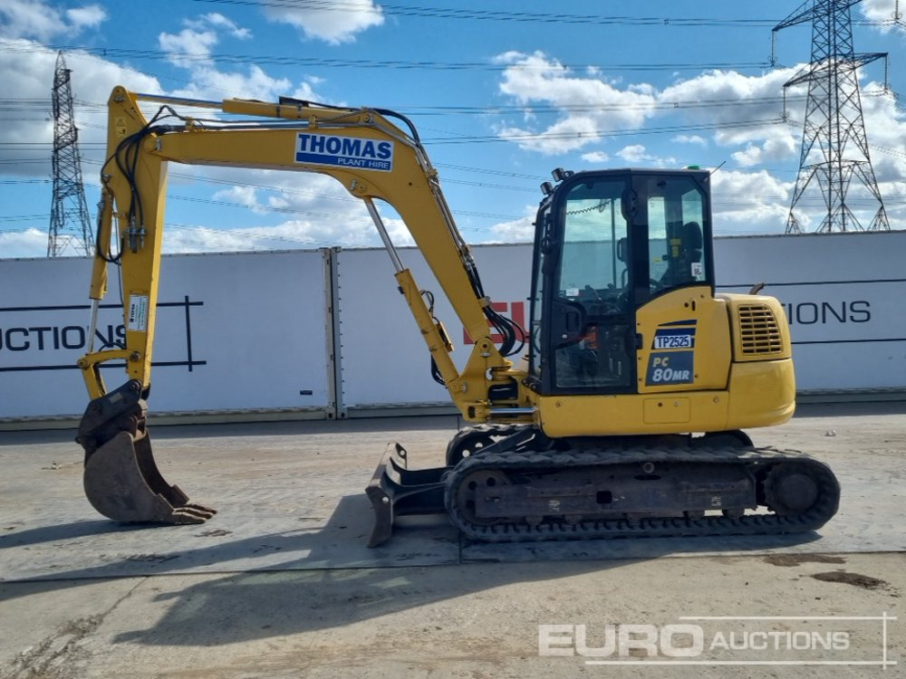 2019 Komatsu PC80MR-5 - Mini pelle: photos 2 2019 Komatsu PC80MR-5 - Mini pelle: photos 2