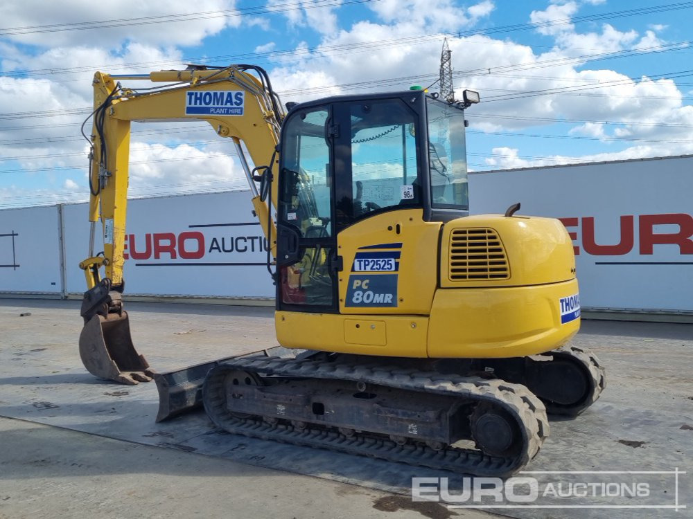 2019 Komatsu PC80MR-5 - Mini pelle: photos 3 2019 Komatsu PC80MR-5 - Mini pelle: photos 3