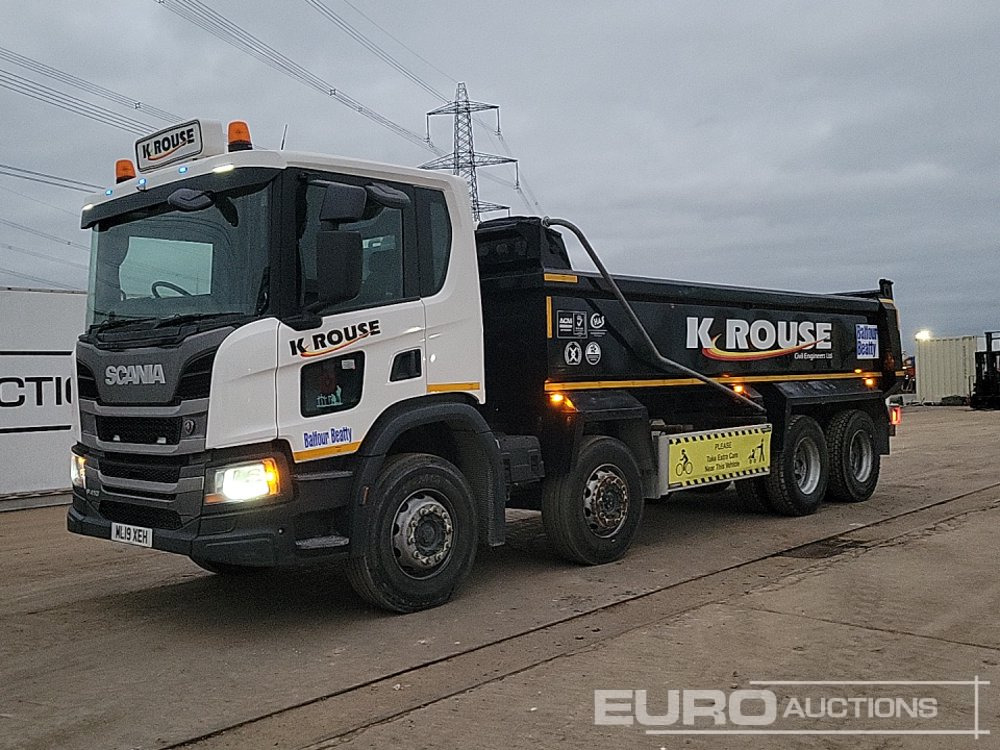 2019 Scania P410XT - Camion benne: photos 1 2019 Scania P410XT - Camion benne: photos 1