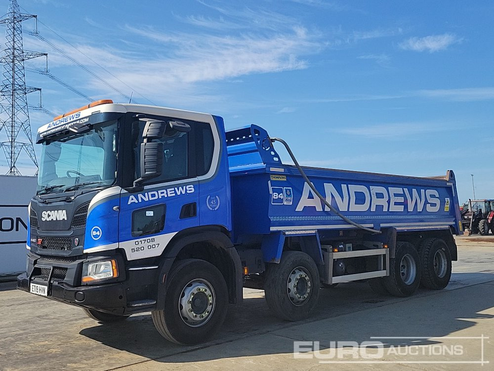 2019 Scania P410XT - Camion benne: photos 1 2019 Scania P410XT - Camion benne: photos 1