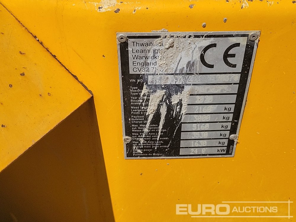Mini tombereau 2020 Thwaites 3 Ton: photos 34
