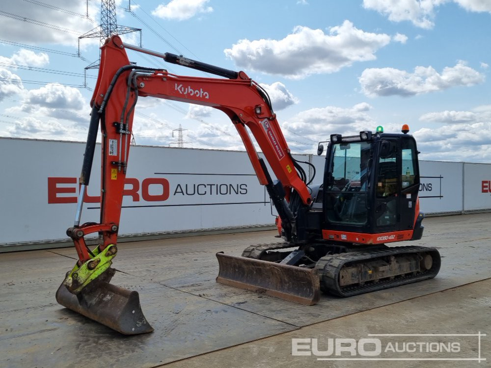 2021 Kubota KX080-4A2 - Mini pelle: photos 1 2021 Kubota KX080-4A2 - Mini pelle: photos 1