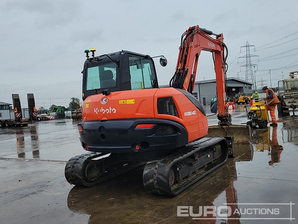 2021 Kubota KX080-4A2 - Mini pelle: photos 5 2021 Kubota KX080-4A2 - Mini pelle: photos 5