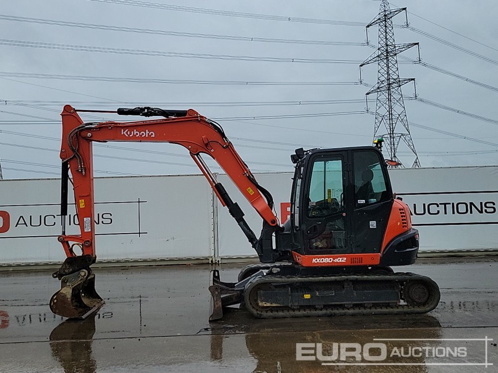 2021 Kubota KX080-4A2 - Mini pelle: photos 2 2021 Kubota KX080-4A2 - Mini pelle: photos 2