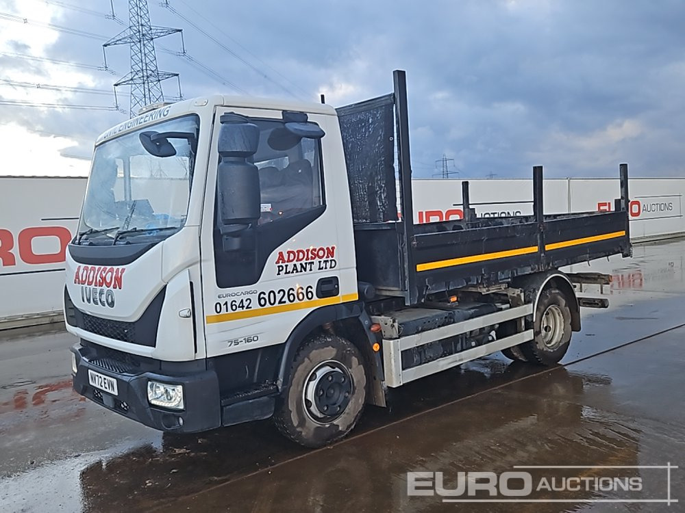 2022 Iveco Euro Cargo 75-160 - Camion benne: photos 1 2022 Iveco Euro Cargo 75-160 - Camion benne: photos 1