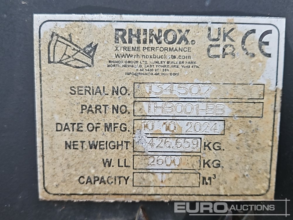 Godet neuf 2024 Rhinox 90" Loading Bucket to suit Telehandler: photos 18