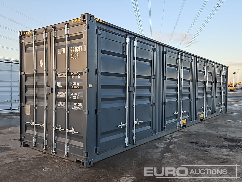 2025 40' x 8' Container, 4 Side Doors, 1 End Door (Cannot Be Reconsigned) - Conteneur maritime: photos 1 2025 40' x 8' Container, 4 Side Doors, 1 End Door (Cannot Be Reconsigned) - Conteneur maritime: photos 1