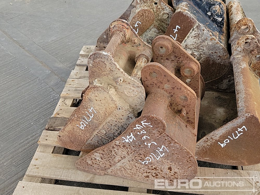 Godet 36" Ditching, 18", 18", 12", 12" Digging Bucket 30-35mm Pin to suit Mini Excavator: photos 10