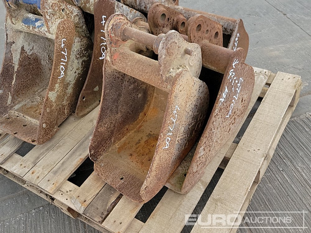 Godet 36" Ditching, 18", 18", 12", 12" Digging Bucket 30-35mm Pin to suit Mini Excavator: photos 9