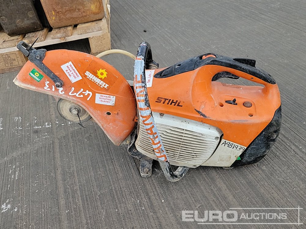 Travaux routiers Belle CSXA01 Petrol Road Saw, Honda Engine, Wacker Neuson BS60-2 Petrol Trench Compactor (2 of), Stihl TS 480i Petrol Quick Cut Saw (2 of): photos 46