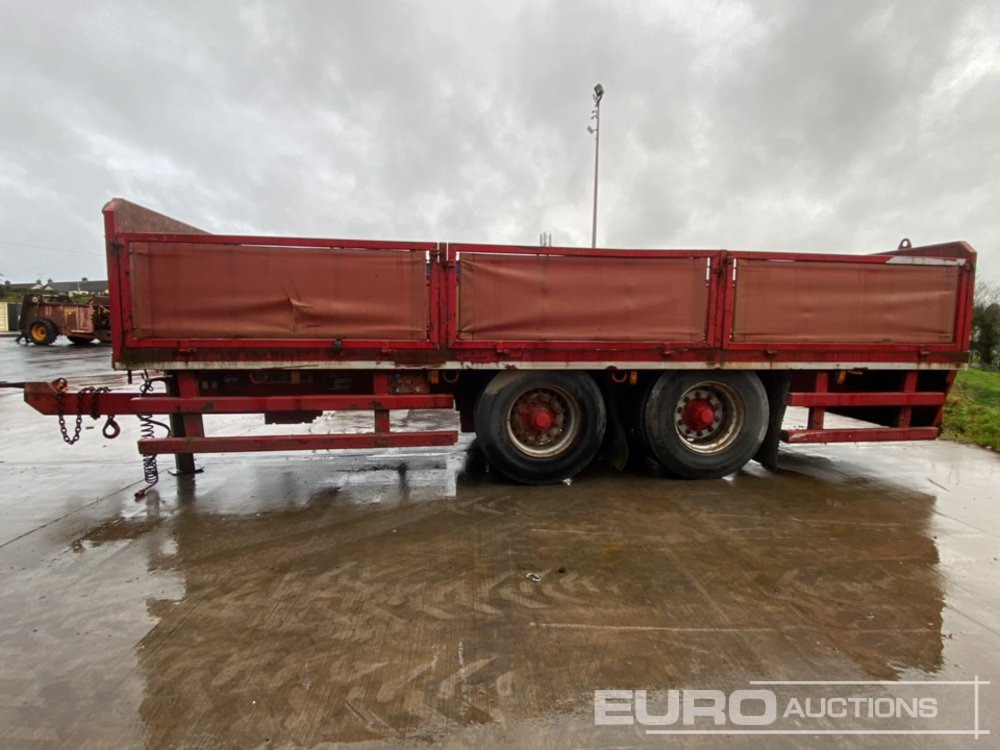 Cheiftain Twin Axle Drag Dropside Block Trailer, Air Brakes - Remorque plateau: photos 2 Cheiftain Twin Axle Drag Dropside Block Trailer, Air Brakes - Remorque plateau: photos 2