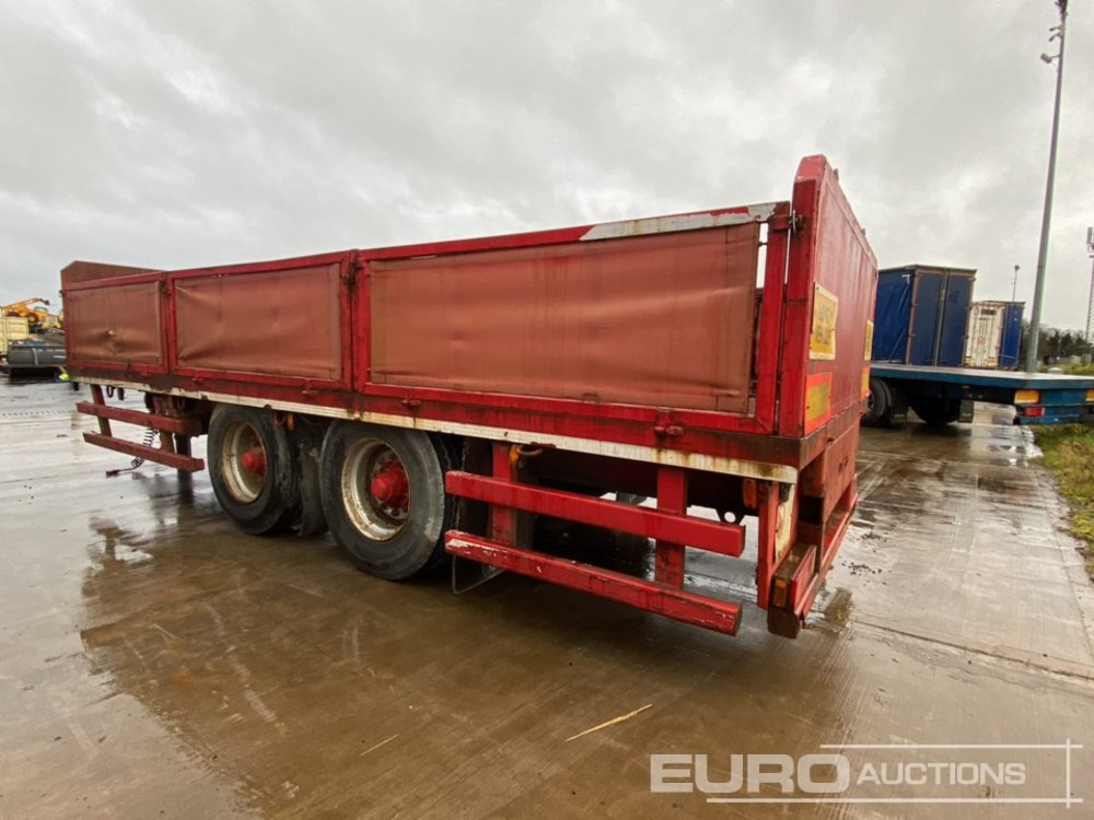 Cheiftain Twin Axle Drag Dropside Block Trailer, Air Brakes - Remorque plateau: photos 3 Cheiftain Twin Axle Drag Dropside Block Trailer, Air Brakes - Remorque plateau: photos 3