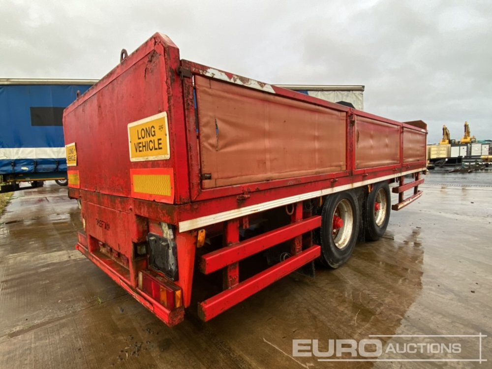 Cheiftain Twin Axle Drag Dropside Block Trailer, Air Brakes - Remorque plateau: photos 5 Cheiftain Twin Axle Drag Dropside Block Trailer, Air Brakes - Remorque plateau: photos 5