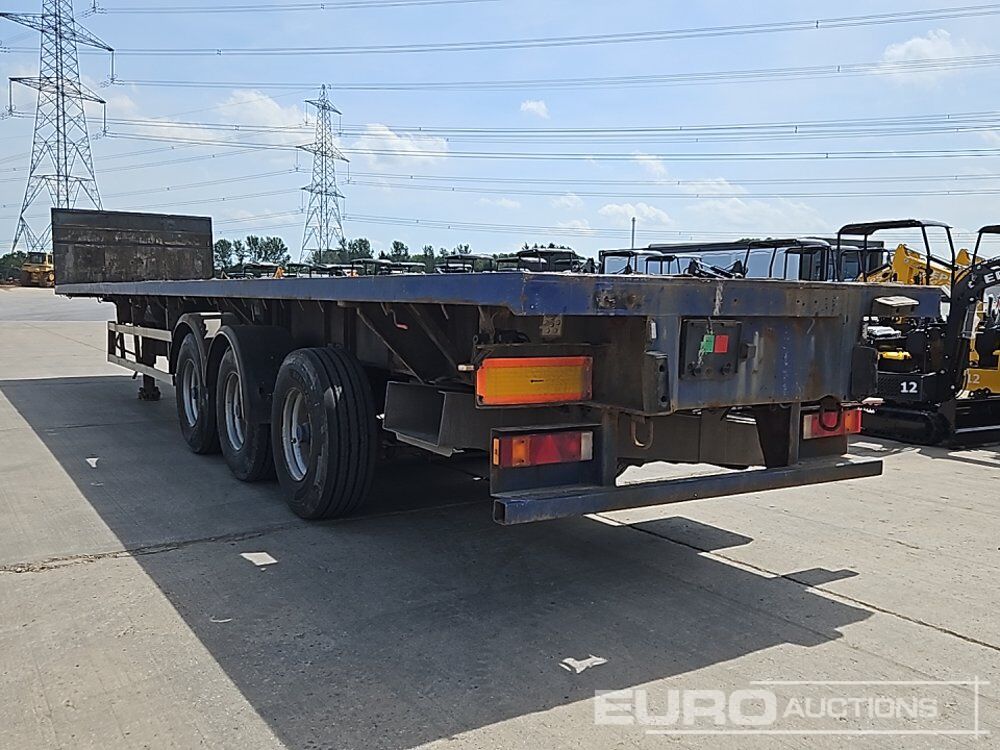 Haldex Tri Axle Extendable Flat Bed Trailer Rear Steer - Semi-remorque plateau: photos 3 Haldex Tri Axle Extendable Flat Bed Trailer Rear Steer - Semi-remorque plateau: photos 3