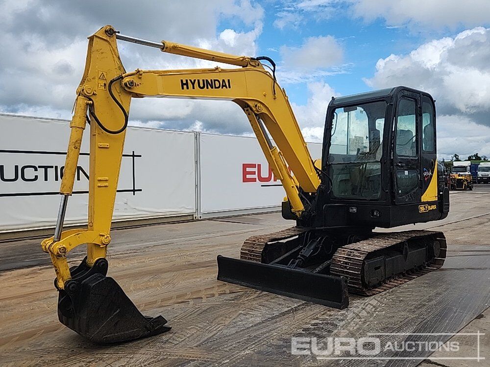 Hyundai R55-7 - Mini pelle: photos 1 Hyundai R55-7 - Mini pelle: photos 1