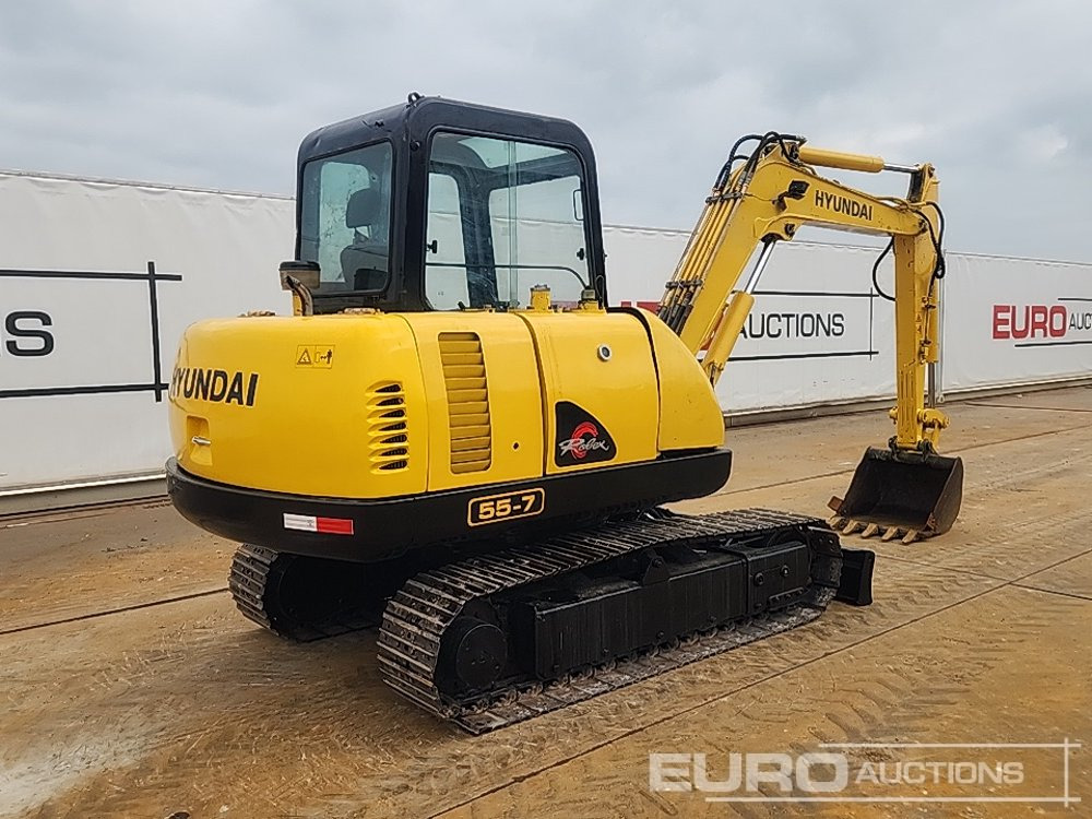 Hyundai R55-7 - Mini pelle: photos 5 Hyundai R55-7 - Mini pelle: photos 5