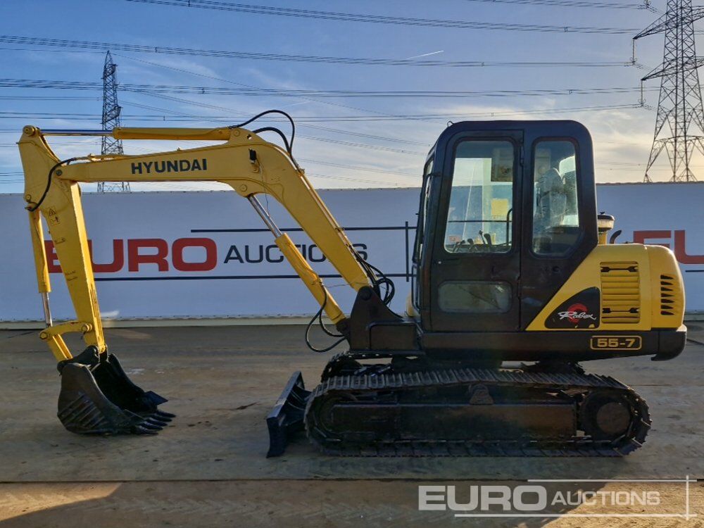 Hyundai R55-7 - Mini pelle: photos 2 Hyundai R55-7 - Mini pelle: photos 2