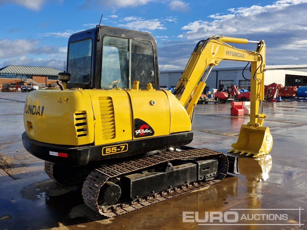 Hyundai R55-7 - Mini pelle: photos 5 Hyundai R55-7 - Mini pelle: photos 5
