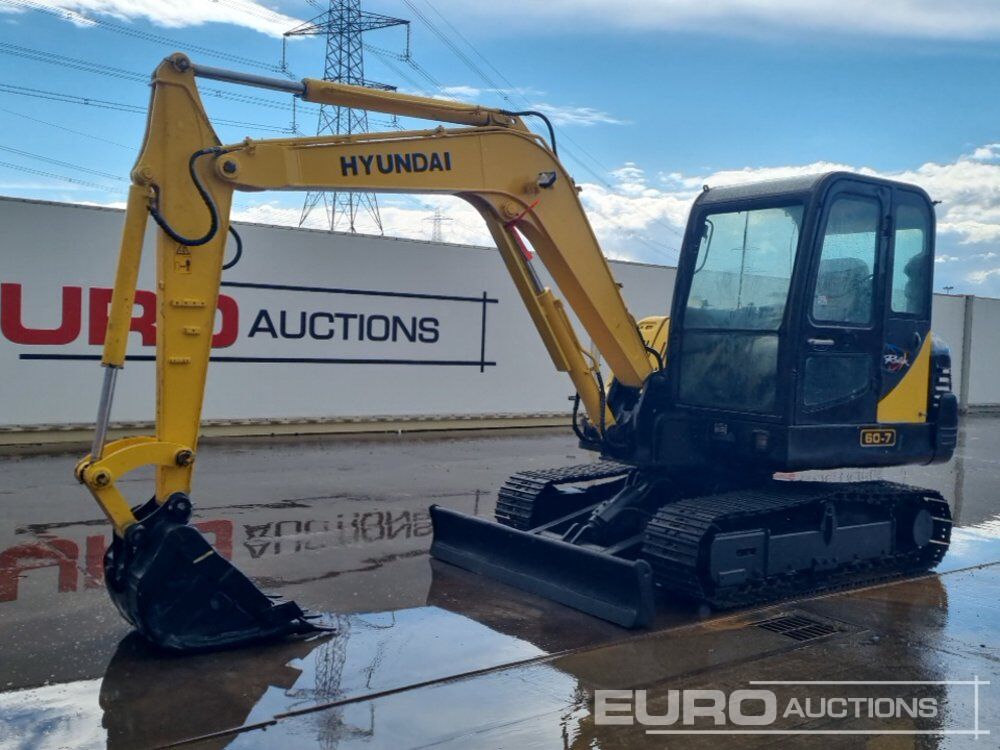 Hyundai R60-7 - Mini pelle: photos 1 Hyundai R60-7 - Mini pelle: photos 1