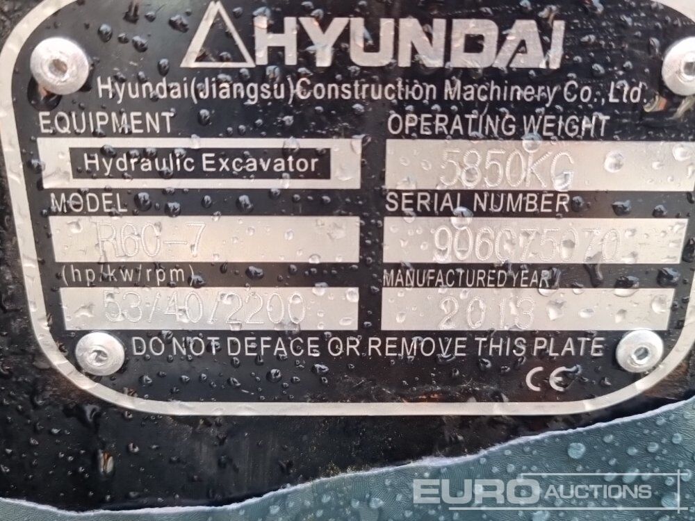 Mini pelle Hyundai R60-7: photos 43 Mini pelle Hyundai R60-7: photos 43