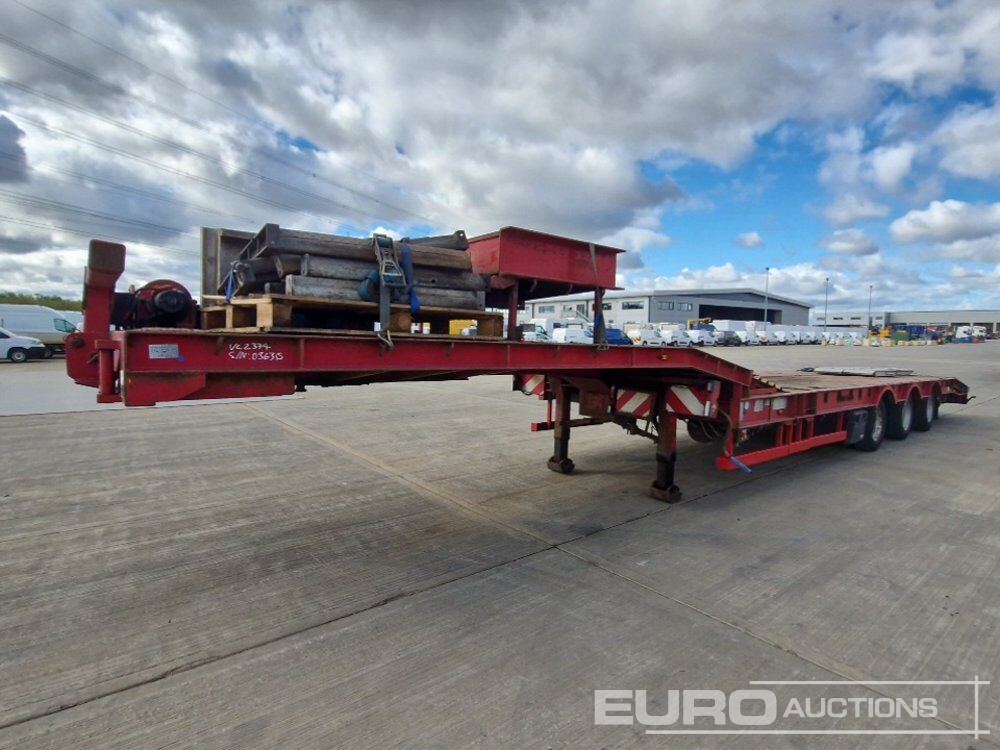 M&G Trailers Ltd, Step Frame Low Loader Tri Axle Rear Steering, 3m Extendable C/w Out Riggers & Alloy Ramps - Remorque porte-engin surbaissée: photos 1 M&G Trailers Ltd, Step Frame Low Loader Tri Axle Rear Steering, 3m Extendable C/w Out Riggers & Alloy Ramps - Remorque porte-engin surbaissée: photos 1