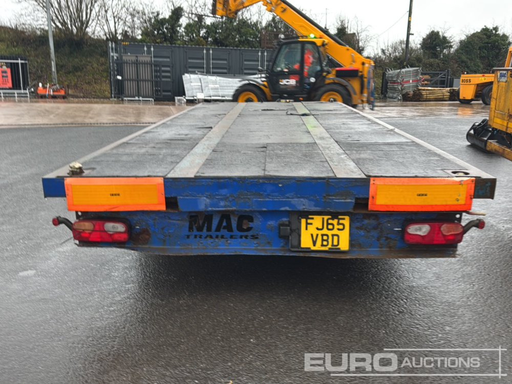MAC Twin Axle Drawbar Drag Trailer, Twist Locks - Remorque plateau: photos 4 MAC Twin Axle Drawbar Drag Trailer, Twist Locks - Remorque plateau: photos 4