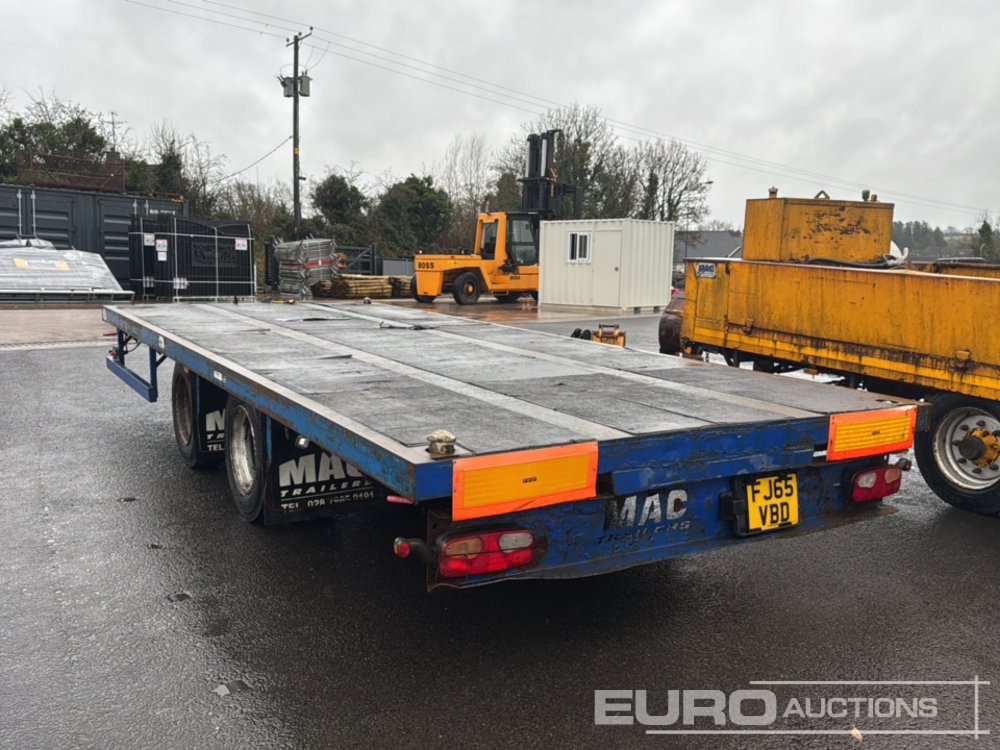 MAC Twin Axle Drawbar Drag Trailer, Twist Locks - Remorque plateau: photos 3 MAC Twin Axle Drawbar Drag Trailer, Twist Locks - Remorque plateau: photos 3