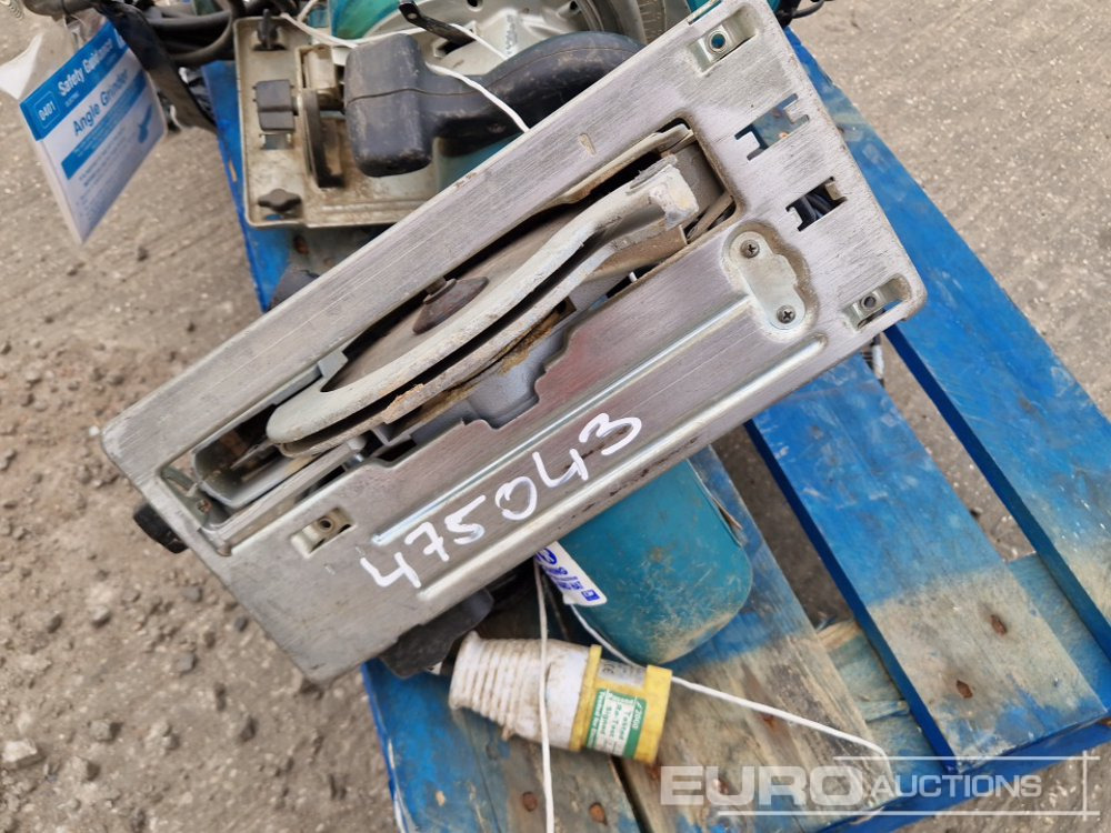 Matériel de chantier Makkta 110Volt Circular Saw (2 of), Makita GA9020 110Volt Angle Grinder, Hilti TE 300 110Volt Hammer Drill: photos 17