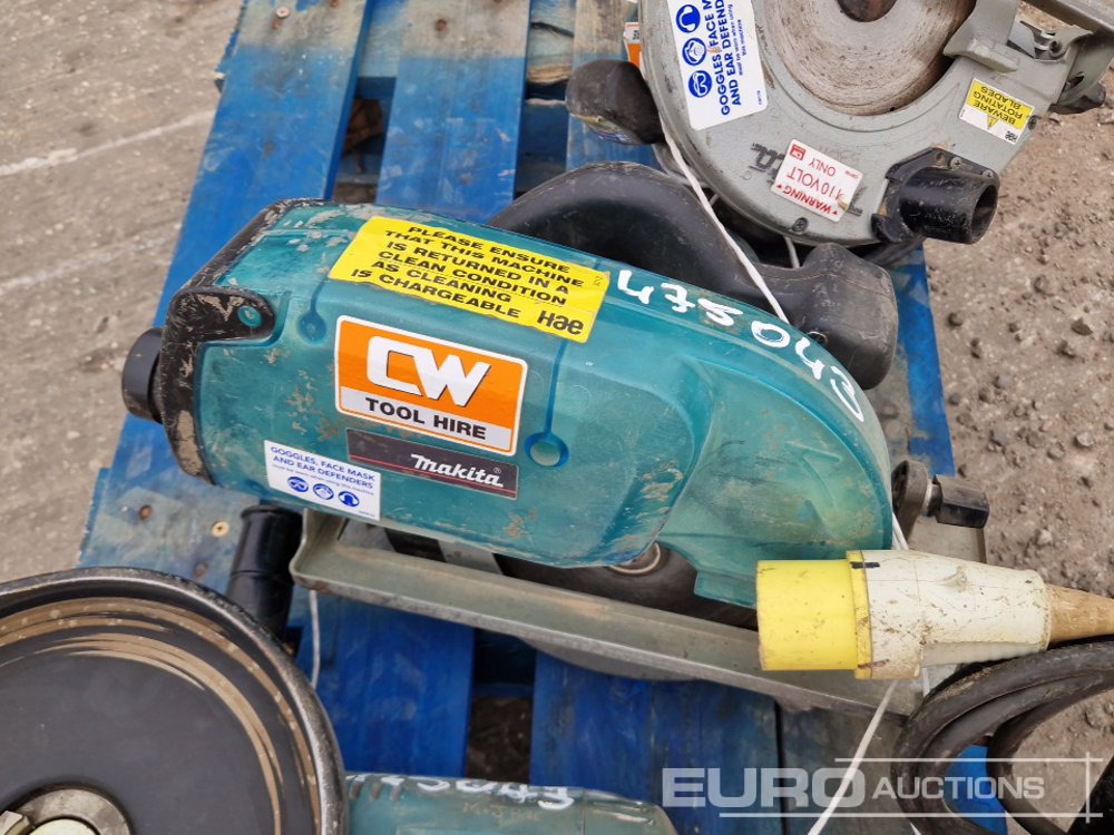 Matériel de chantier Makkta 110Volt Circular Saw (2 of), Makita GA9020 110Volt Angle Grinder, Hilti TE 300 110Volt Hammer Drill: photos 14