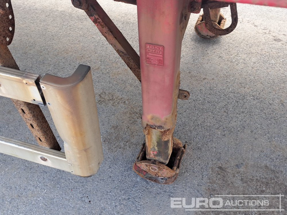Semi-remorque plateau Montracon 45' Tri Axle Flat Trailer, Goal Post Sockets: photos 16