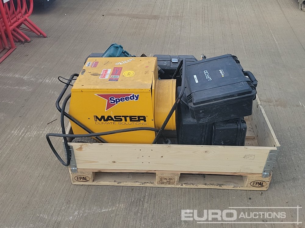 Matériel de chantier Probst FXAH120 Cordless Vacuum Lift (3 of), Makita 110 Volt Circular Saw, Makita Cordless Resipricating Saw, 415 Volt Masters Space Heater, 110 Volt Milwaukee Hammer Drill: photos 6