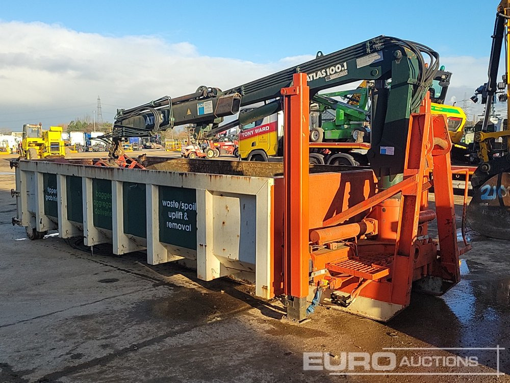 Roro Skip Body, Atlas 100.1 Crane, Clamshell Bucket - Benne ampliroll: photos 3 Roro Skip Body, Atlas 100.1 Crane, Clamshell Bucket - Benne ampliroll: photos 3