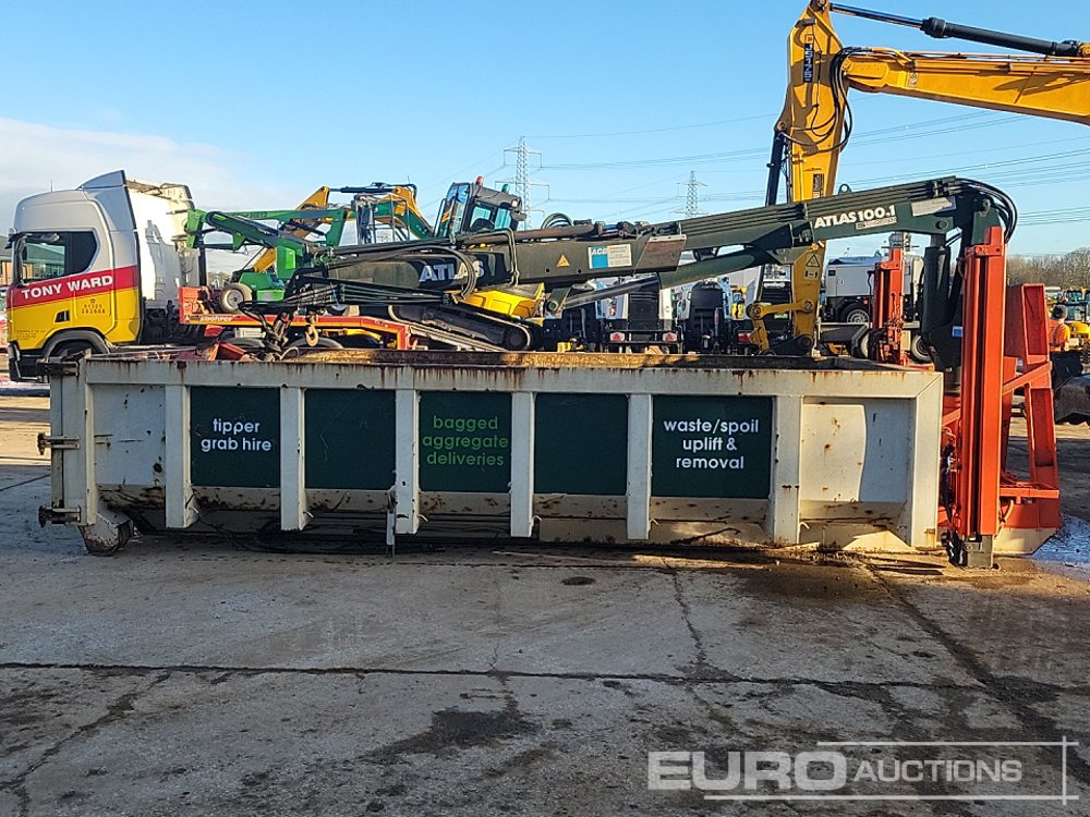 Roro Skip Body, Atlas 100.1 Crane, Clamshell Bucket - Benne ampliroll: photos 2 Roro Skip Body, Atlas 100.1 Crane, Clamshell Bucket - Benne ampliroll: photos 2