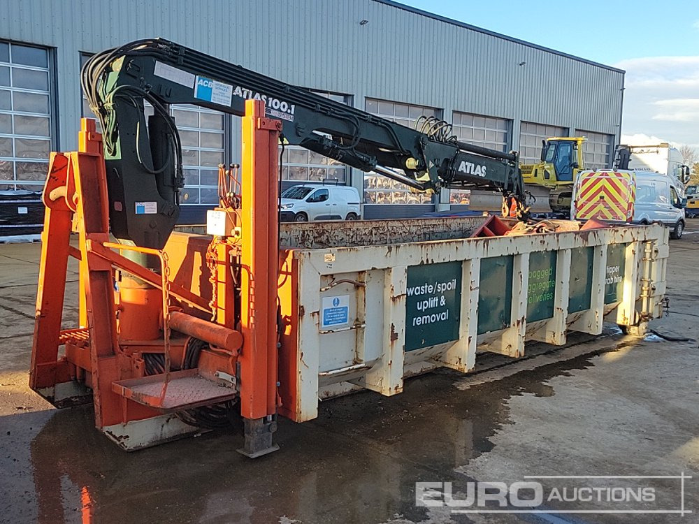 Roro Skip Body, Atlas 100.1 Crane, Clamshell Bucket - Benne ampliroll: photos 5 Roro Skip Body, Atlas 100.1 Crane, Clamshell Bucket - Benne ampliroll: photos 5