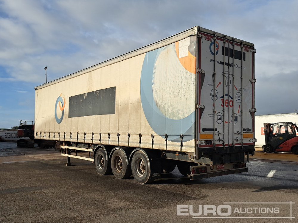 SDC 45' Tri Axle Curtainsider, BPW Axles - Semi-remorque rideaux coulissants: photos 3 SDC 45' Tri Axle Curtainsider, BPW Axles - Semi-remorque rideaux coulissants: photos 3