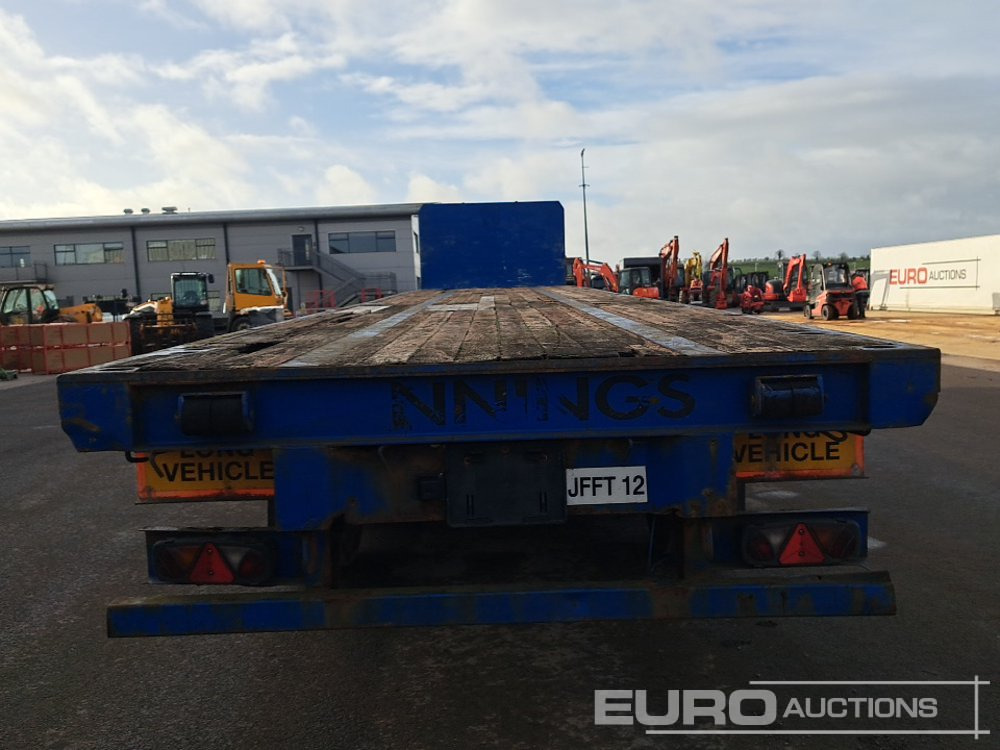 SDC 45' Tri Axle Flat Trailer, BPW Axles, Goal Post Sockets, Twist Locks - Semi-remorque plateau: photos 4 SDC 45' Tri Axle Flat Trailer, BPW Axles, Goal Post Sockets, Twist Locks - Semi-remorque plateau: photos 4