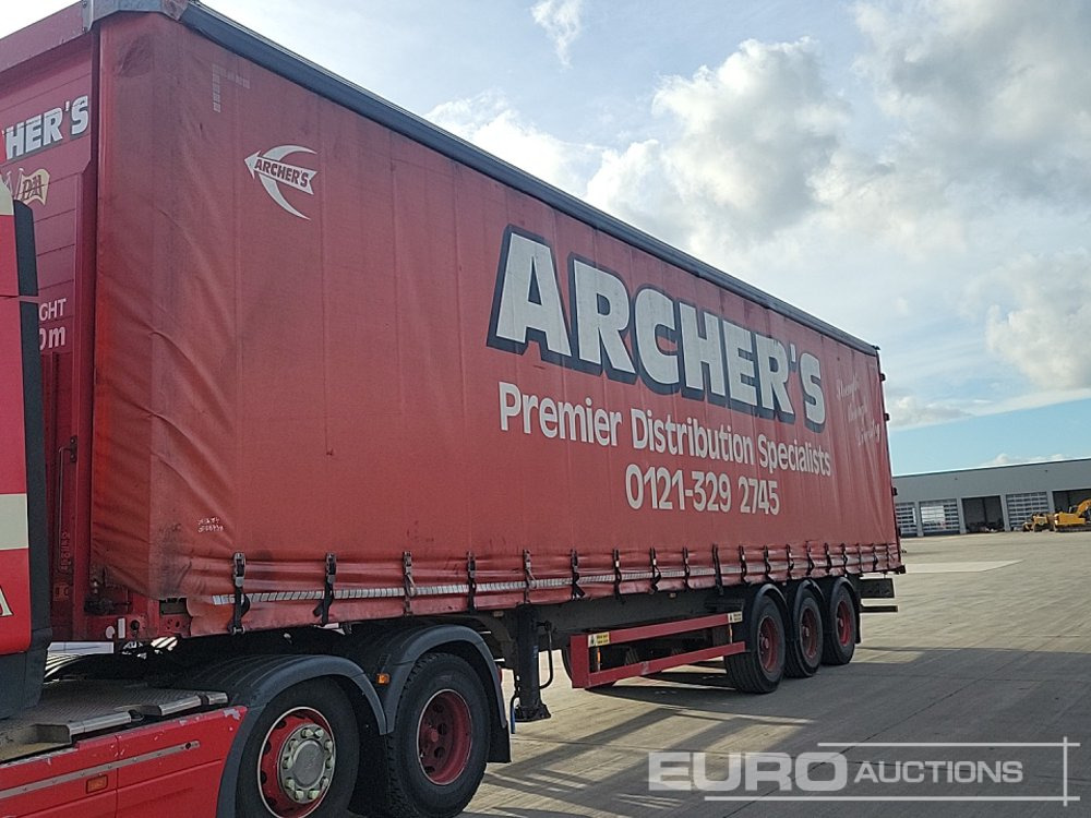 Schmidtz Tri Axle Curtainsider Trailer - Semi-remorque rideaux coulissants: photos 1 Schmidtz Tri Axle Curtainsider Trailer - Semi-remorque rideaux coulissants: photos 1