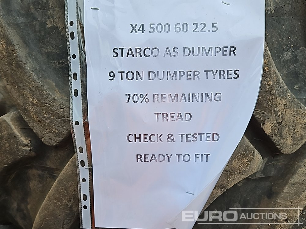 Starco 500/60-22.5 Tyre (4 of) - Pneu: photos 5 Starco 500/60-22.5 Tyre (4 of) - Pneu: photos 5