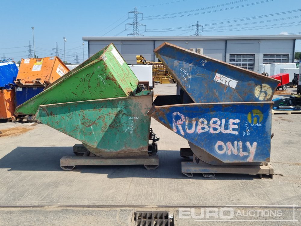 Tipping Skip to suit Forklift (4 of) - Benne basculante: photos 2 Tipping Skip to suit Forklift (4 of) - Benne basculante: photos 2