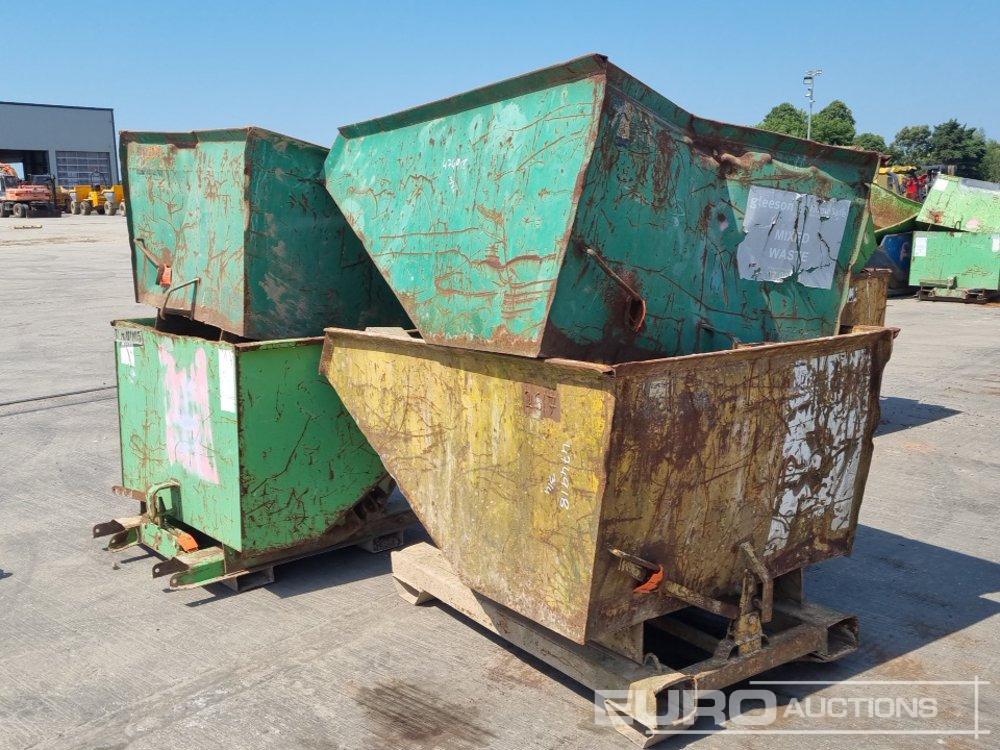 Tipping Skip to suit Forklift (4 of) - Benne basculante: photos 1 Tipping Skip to suit Forklift (4 of) - Benne basculante: photos 1