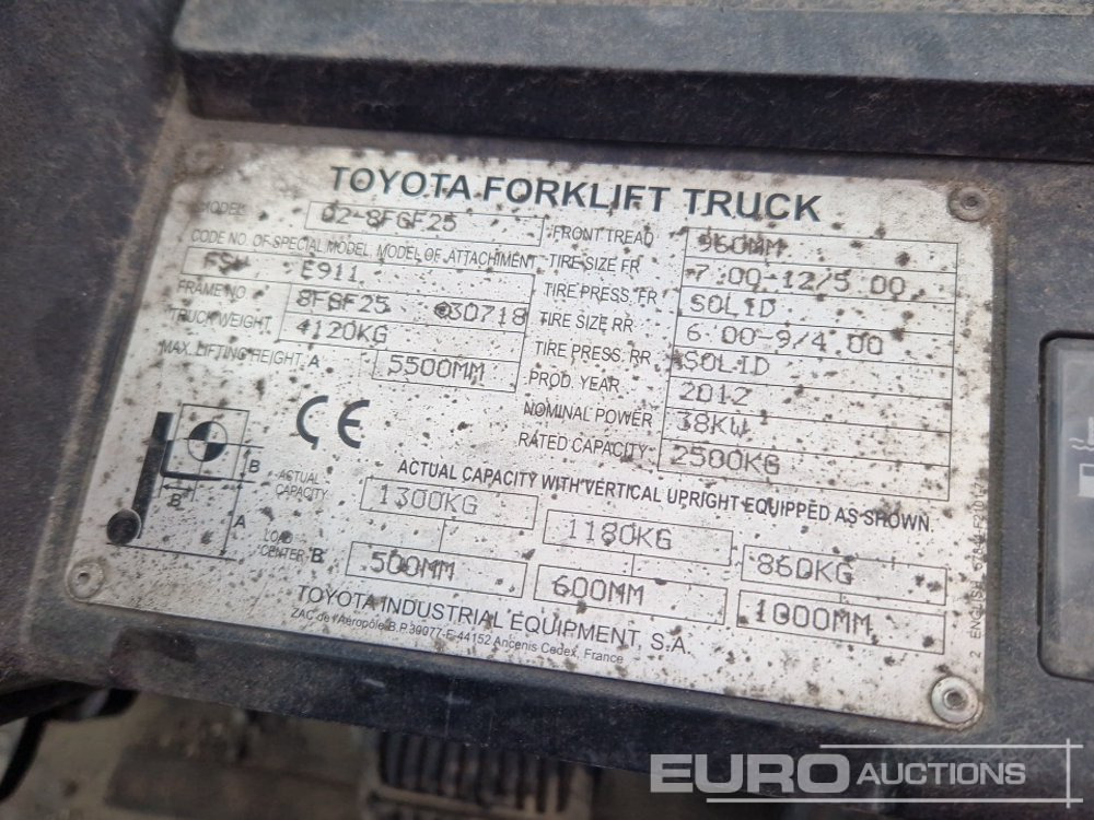 Chariot élévateur Toyota 02-8FGF25: photos 32
