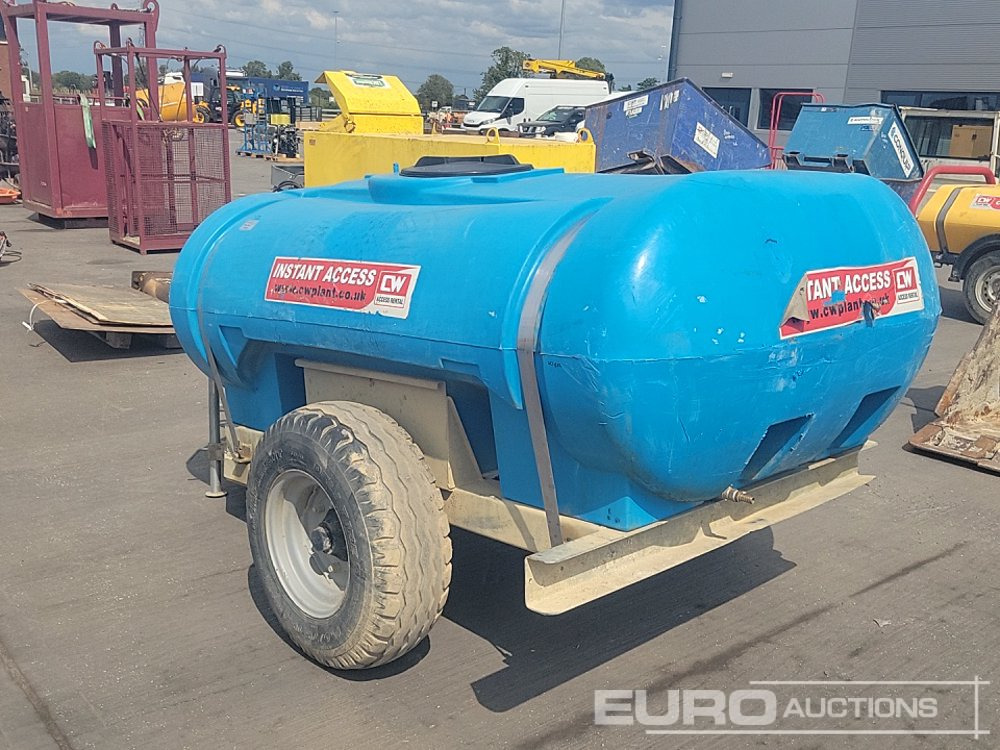 Trailer Engineering Single Axle Plastic Water Bowser - Cuve de stockage: photos 3 Trailer Engineering Single Axle Plastic Water Bowser - Cuve de stockage: photos 3